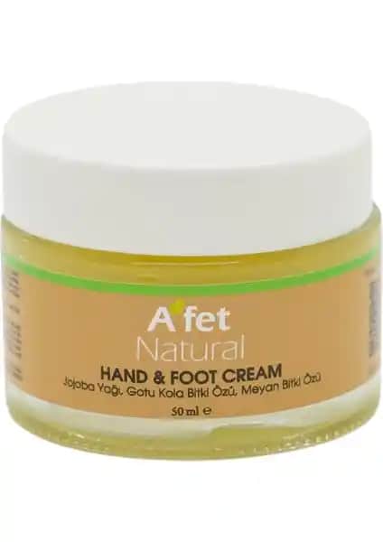 A'fet Doğal El ve Ayak Kremi: Doğal İçeriklerle Nemlendirici ve Yenileyici Bakım