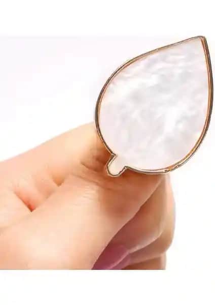 Aba Nails Yüzük Nail Art Paleti Kalp ile Çok Yönlü Renk Karıştırma ve Uygulama Araçları