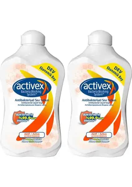 Activex Antibakteriyel Sıvı Sabun: Güçlü Temizlik ve Cilt Dostu Hijyen Çözümü