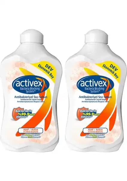Activex Antibakteriyel Sıvı Sabun: Güçlü Temizlik ve Cilt Dostu Hijyen Çözümü