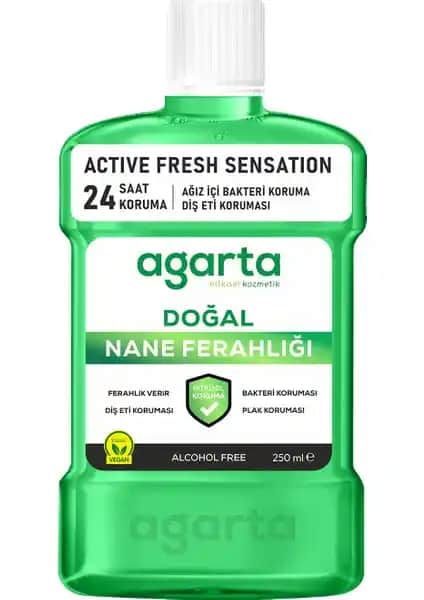 Agarta 250 ml Ağız Bakım Suyu: Ferahlatıcı ve Doğal Formülüyle Günlük Hijyen İçin Uygun