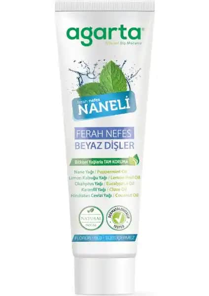 Agarta Doğal Florürsüz Yoğun Naneli Diş Macunu: Güvenli ve Doğal Ağız Bakımı İçin Alternatif