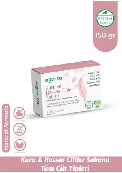 Agarta Doğal Kuru ve Hassas Ciltler İçin Güçlendirici Sabun Ürün Tanıtımı ve Özellikleri