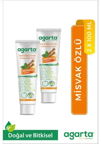 Agarta Doğal Misvak Özlü Diş Macunu: Sağlıklı ve Güvenilir Ağız Bakımı Seçeneği