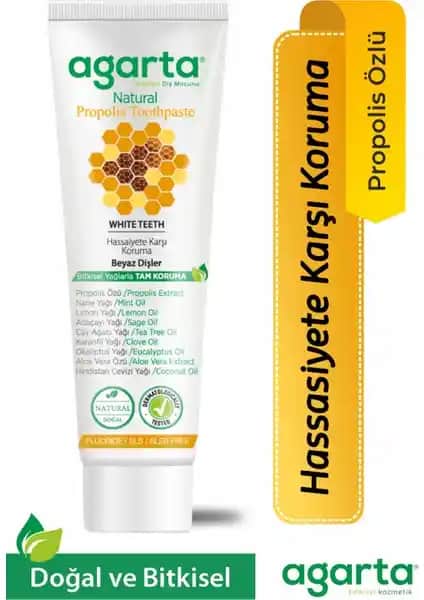 Agarta Doğal Propolis Diş Macunu: Sağlıklı ve Parlak Gülüşler İçin Doğal Çözüm