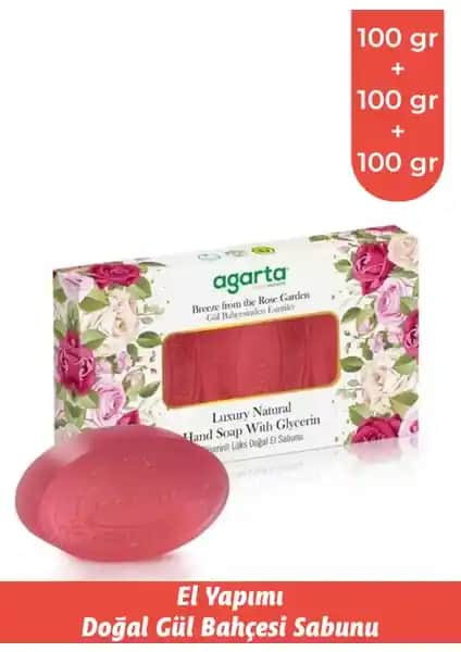 Agarta El Yapımı Doğal Gül Bahçesi Sabunu: Cilt ve Saç Bakımında Doğal Çözüm
