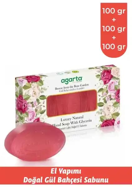 Agarta El Yapımı Doğal Gül Bahçesi Sabunu: Cilt ve Saç Bakımında Doğal Çözüm