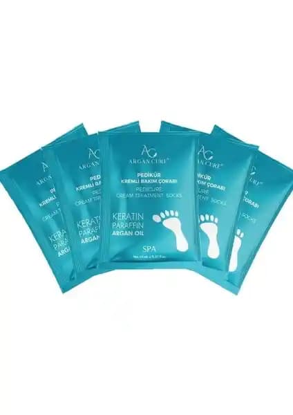 Argan Cure Pedikür Kremli Bakım Çorabı 5'li Paket ile Ayaklarınızda Yenilikçi Bakım Deneyimi