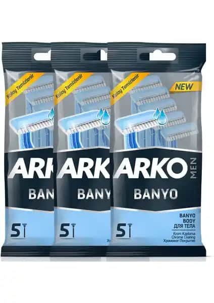 Arko Men Erkek Banyo Tıraş Bıçağı: Dayanıklı ve Keskin Performans Sunan Ergonomik Tasarım