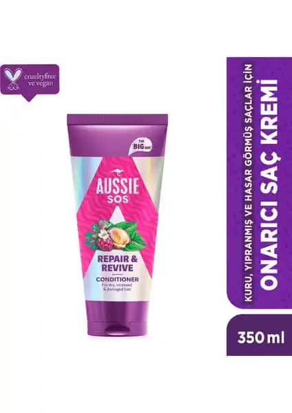 Aussie Sos Repair & Revive Kuru ve Hasar Görmüş Saçlar İçin Doğal Bakım Çözümü