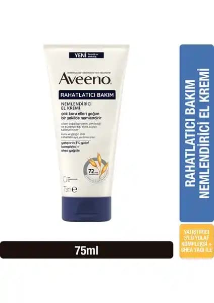 Aveeno Skin Relief Nemlendirici El Kremi Günlük Kullanım İçin Hassas ve Egzama Eğilimli Ciltlere Uygun