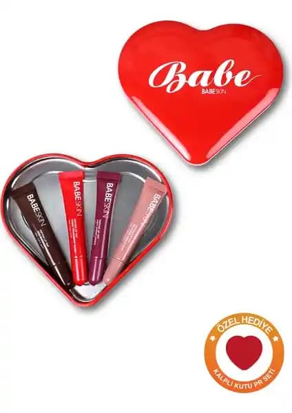 Babeskin Lip Balm 4'lü Tint Cep Makyaj Aynası Seti Dudak Bakımında Yenilikçi Çözüm