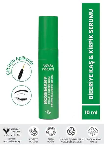 Bade Natural Biberiye Kaş ve Kirpik Serumu: Doğal ve Güçlü Bakım Sağlayan Etkili Formül