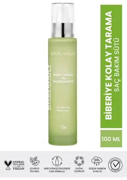 Bade Natural Biberiye Kolay Tarama ve Saç Bakım Sütü: Doğal Saç Bakımında Yeni Bir Dönem