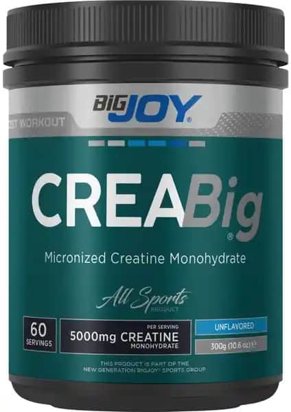 Bigjoy Sports Creabig Kreatin Monohidrat ile Kas Performansını Artırma Rehberi