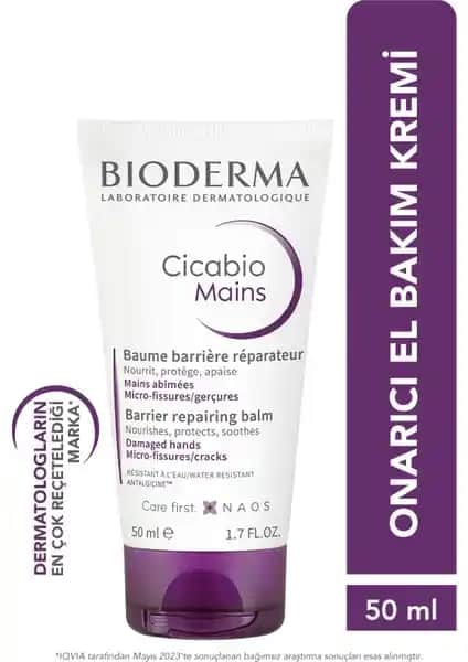 Bioderma Cicabio Shea Yağı İçeren Onarıcı Kremi: Kuru ve Hassas Eller İçin Güçlü Bakım Çözümü