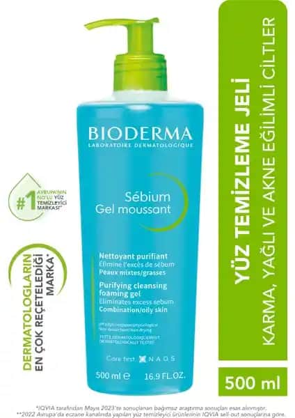 Bioderma Sebium Foaming Jel Yağlı ve Akne Eğilimli Ciltler İçin Etkili Temizlik Çözümü