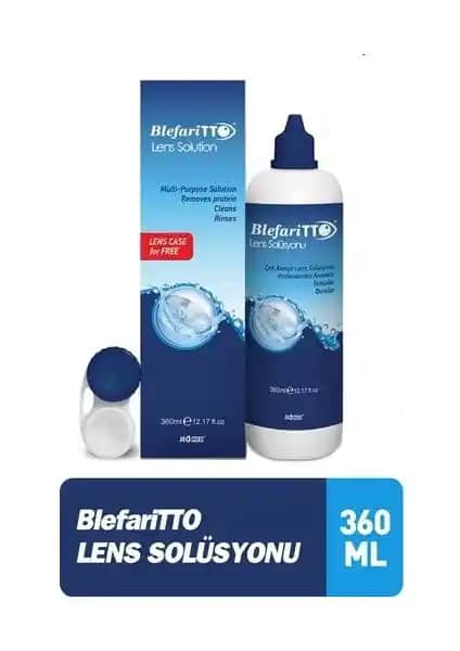 Blefaritto Lens Solüsyon 360 ml: Güvenilir Kontakt Lens Bakım ve Temizlik Ürünü