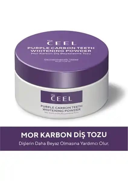 Ceel Diş Aktif Mor Karbon Diş Tozu ile doğal beyazlık ve ağız sağlığı desteği