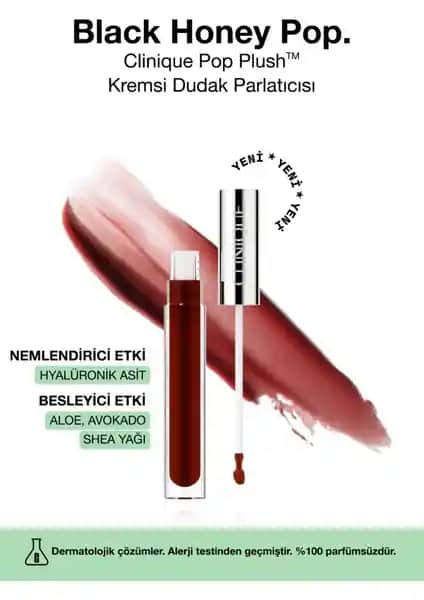 Clinique Pop Plush Dudak Parlatıcısı: Nemli ve Dolgun Dudaklar İçin Etkili Çözüm