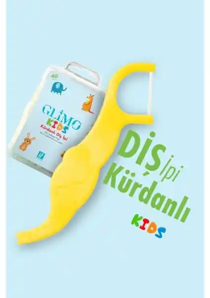 Çocuklar İçin Güvenli ve Kolay Kullanımlı Glimo Kids Kürdanlı Diş İpi Ürünü Tanıtımı