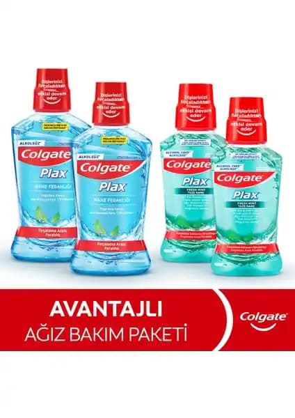Colgate Ağız Bakım Suyu: Klinik Onaylı Plağa Karşı Güçlü ve Ferahlatıcı Ağız Hijyen Ürünü