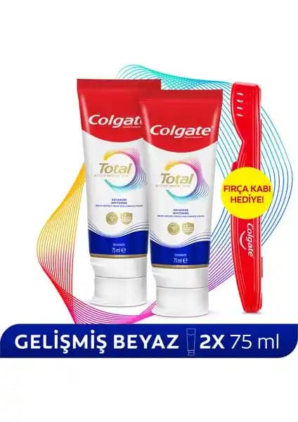 Colgate Total Gelişmiş Beyazlık Diş Macunu ve Fırça Kabı İncelemesi