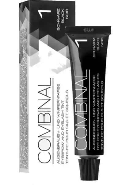 Combinal Siyah 1 Kaş ve Kirpik Boyası Güçlü ve Doğal Görünüm İçin Uygun Çözüm