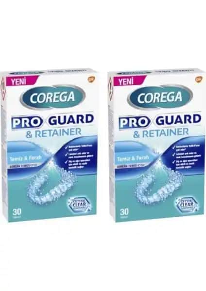 Corega Proguard & Retainer Diş Apartı Temizleyici Tabletleri Günlük Kullanım İçin Etkili Çözüm