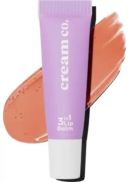 Cream Co. 3in1 Dudak Balmı 403 ile Nemli, Parlak ve Doğal Dudaklar İçin Çok Yönlü Çözüm