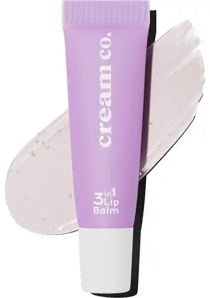 Cream Co. Nemlendirici Parlatıcı 3in1 Lip Balm Dudaklara Nem, Parlaklık ve Doğal Renk Sağlar