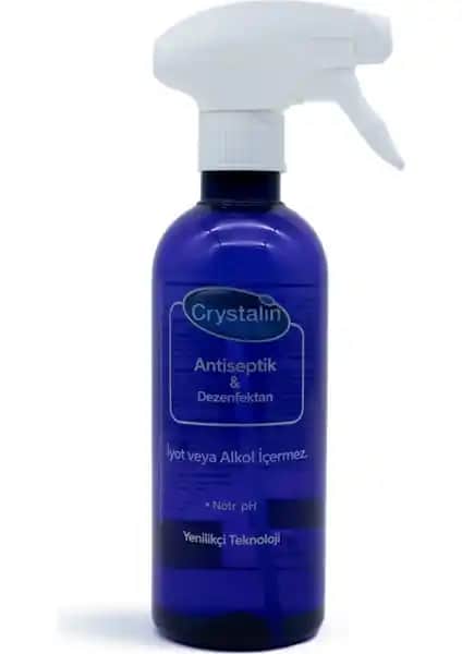Crystalin 400 ml Dezenfektan Sprey: Güvenilir ve Etkili Hijyen Çözümü