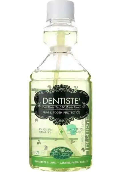 Dentiste Çinko ve CPC ile Ağız Gargara: Güçlü ve Güvenilir Ağız Temizliği Çözümü