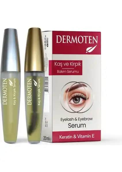 Dermoten Kaş ve Kirpik Bakım Yağı ile doğal ve sağlıklı görünüm sağlayın