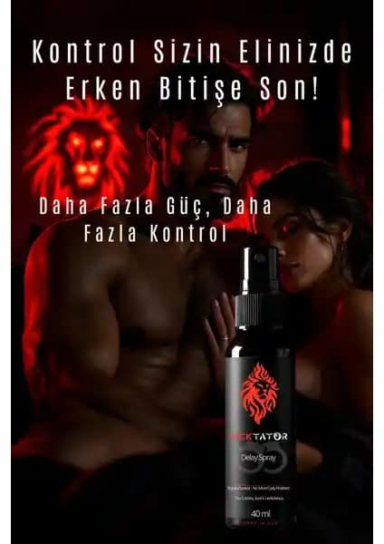 Dicktator 40 ml Uzun Deneyim Spreyi: Konfor ve Performansı Artıran Modern Çözüm
