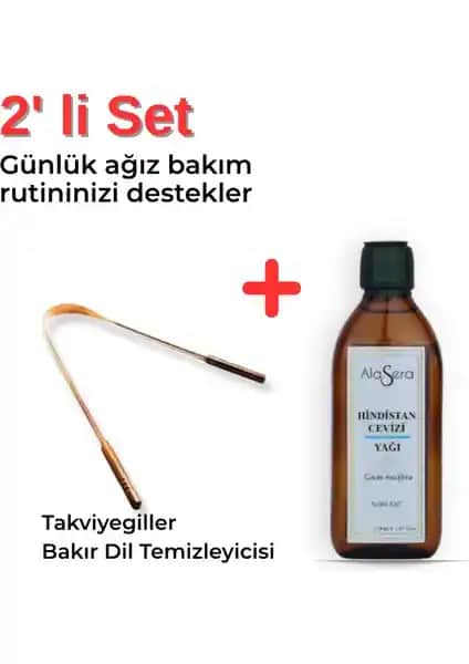 Doğal Ağız Bakımı İçin Bakır Dil Temizleyicisi ve Hindistan Cevizi Yağı Ürünleri