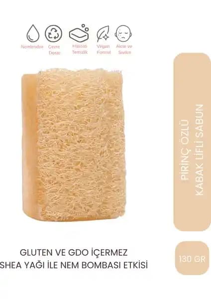 Doğal Kabak Lifli Pirinç Sabunu: Cilt Temizliği ve Nemlendirme İçin Etkili Çözüm