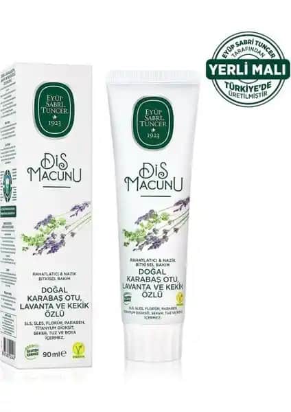 Doğal Karabaş Otu Lavanta Kekik Özlü Diş Macunu ile Sağlıklı ve Ferah Bir Ağız Bakımı