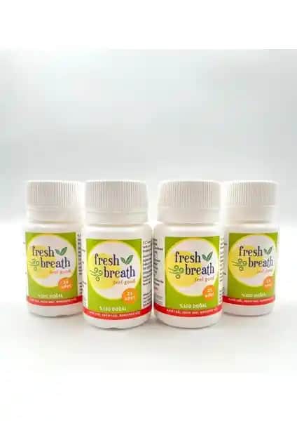 Doğal ve Bitkisel İçeriğe Sahip Fresh Breath 4 Kutu ile Ağız Kokusu Sorununa Kalıcı Çözüm