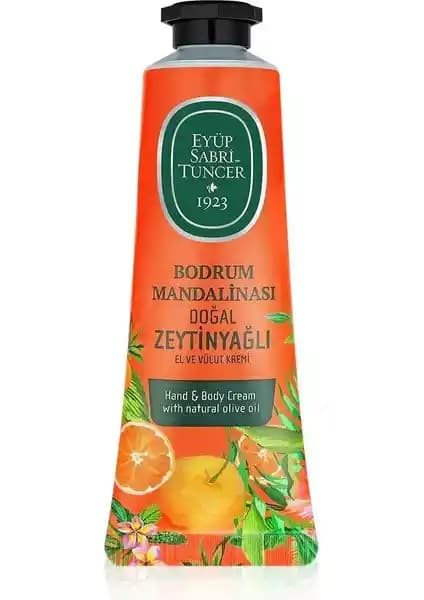 Doğal Zeytinyağlı Mandalina Aromalı El ve Vücut Kremi - Sağlıklı ve Nemlendirici Bakım