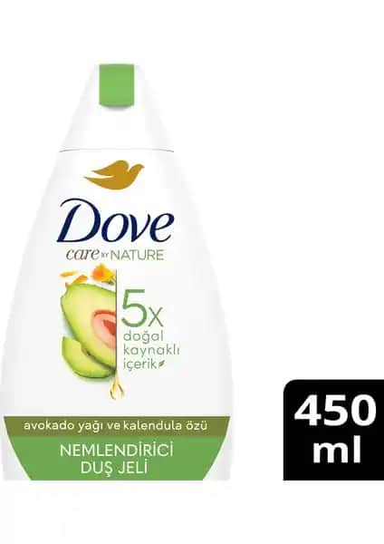 Dove Avokado Yağı ve Kalendula Özlü Doğal Bakım Duş Jeli 450 ml