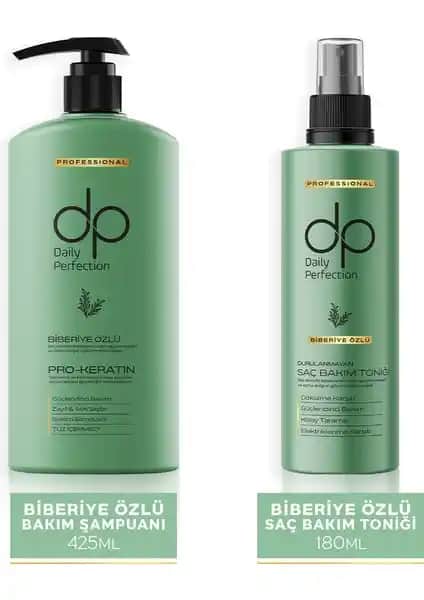 Dp Daily Perfection Serisi Biberiye Özlü Şampuan ve Saç Bakım Toniği Ürünleri