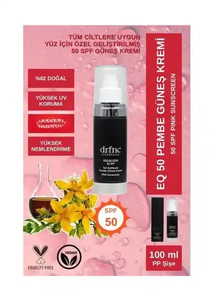 Dr. Fnc Eq 50 SPF Güneş Koruyucu ve Yenileyici Doğal Cilt Bakım Kremi