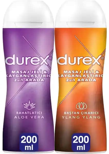Durex Play & Masaj Jeli Aloe Vera ve Ylang Ylang ile doğal rahatlatıcı deneyim