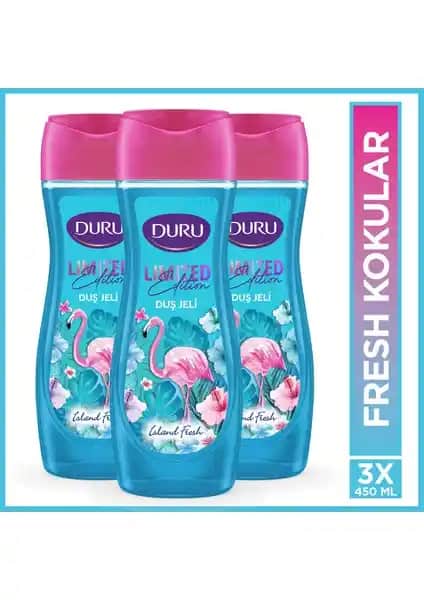Duru Limited Edition Island Fresh Duş Jeli: Tropikal Ferahlatıcı Temizlik Deneyimi