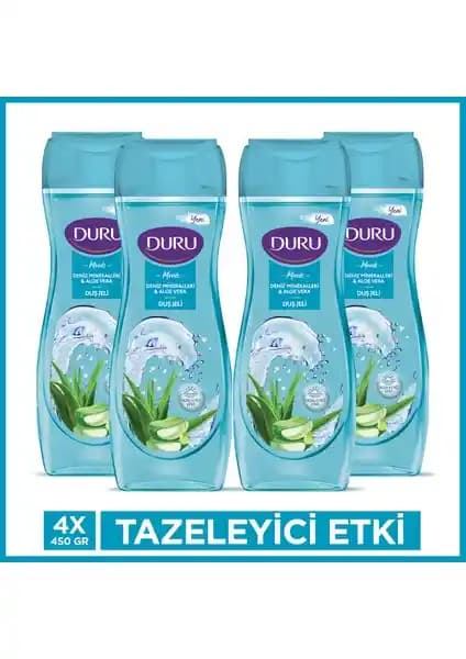 Duru Moods Deniz Mineralleri ve Aloe Vera Duş Jeli: Doğal Temizlik ve Ferahlatıcı Deneyim