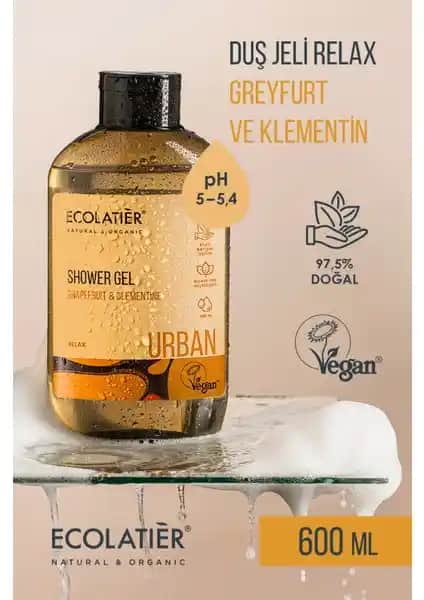 ECOLATIER Duş Jeli Relax: Doğal İçeriklerle Günlük Cilt Bakımı ve Yenileme