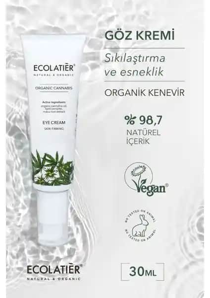 ECOLATIER Göz Kremi Doğal ve Yaşlanma Karşıtı Özellikleriyle Göz Çevresi Bakımı