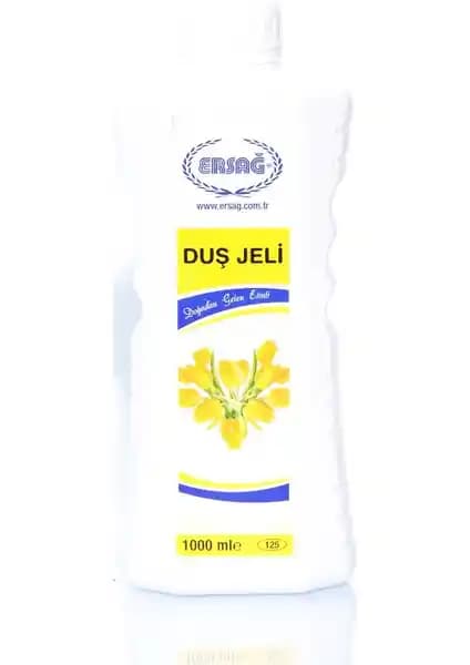 Ersağ Duş Jeli 1000 ml doğal içeriklerle ferahlatıcı ve cilt dostu temizlik ürünü