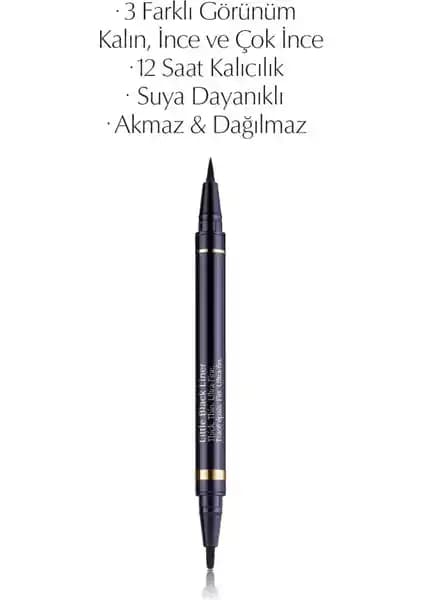 Estée Lauder Little Black Liner 01 Onyx Siyah Likit Eyeliner Günlük ve Profesyonel Kullanım İçin